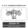 2" X 4" Aluminum License Plate  Thumbnail