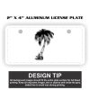 2" X 4" Aluminum License Plate  Thumbnail