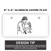 2" X 4" Aluminum License Plate  Thumbnail