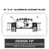 2" X 4" Aluminum License Plate  Thumbnail