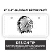 2" X 4" Aluminum License Plate  Thumbnail