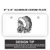 2" X 4" Aluminum License Plate  Thumbnail