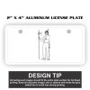 2" X 4" Aluminum License Plate  Thumbnail