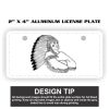 2" X 4" Aluminum License Plate  Thumbnail