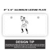 2" X 4" Aluminum License Plate  Thumbnail