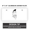 2" X 4" Aluminum License Plate  Thumbnail