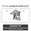 2" X 4" Aluminum License Plate  Thumbnail