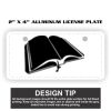 2" X 4" Aluminum License Plate  Thumbnail