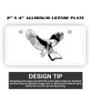 2" X 4" Aluminum License Plate  Thumbnail