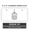 2" X 4" Aluminum License Plate  Thumbnail