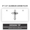 2" X 4" Aluminum License Plate  Thumbnail