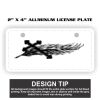 2" X 4" Aluminum License Plate  Thumbnail