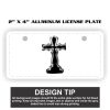2" X 4" Aluminum License Plate  Thumbnail