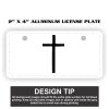 2" X 4" Aluminum License Plate  Thumbnail
