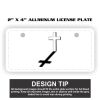 2" X 4" Aluminum License Plate  Thumbnail