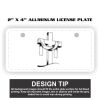 2" X 4" Aluminum License Plate  Thumbnail