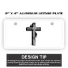 2" X 4" Aluminum License Plate  Thumbnail