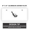 2" X 4" Aluminum License Plate  Thumbnail