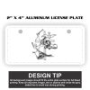 2" X 4" Aluminum License Plate  Thumbnail
