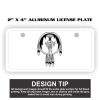 2" X 4" Aluminum License Plate  Thumbnail