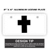 2" X 4" Aluminum License Plate  Thumbnail