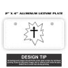 2" X 4" Aluminum License Plate  Thumbnail
