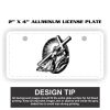 2" X 4" Aluminum License Plate  Thumbnail