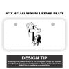 2" X 4" Aluminum License Plate  Thumbnail