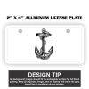 2" X 4" Aluminum License Plate  Thumbnail