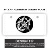 2" X 4" Aluminum License Plate  Thumbnail