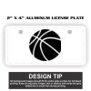 2" X 4" Aluminum License Plate  Thumbnail