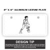 2" X 4" Aluminum License Plate  Thumbnail