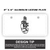 2" X 4" Aluminum License Plate  Thumbnail