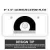 2" X 4" Aluminum License Plate  Thumbnail