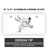 2" X 4" Aluminum License Plate  Thumbnail