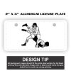 2" X 4" Aluminum License Plate  Thumbnail