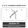 2" X 4" Aluminum License Plate  Thumbnail