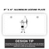 2" X 4" Aluminum License Plate  Thumbnail