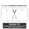 2" X 4" Aluminum License Plate  Thumbnail
