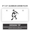 2" X 4" Aluminum License Plate  Thumbnail