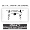 2" X 4" Aluminum License Plate  Thumbnail