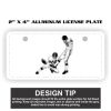 2" X 4" Aluminum License Plate  Thumbnail