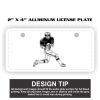 2" X 4" Aluminum License Plate  Thumbnail