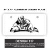2" X 4" Aluminum License Plate  Thumbnail
