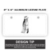 2" X 4" Aluminum License Plate  Thumbnail