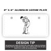 2" X 4" Aluminum License Plate  Thumbnail