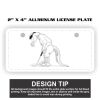 2" X 4" Aluminum License Plate  Thumbnail
