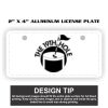 2" X 4" Aluminum License Plate  Thumbnail