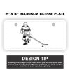 2" X 4" Aluminum License Plate  Thumbnail