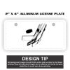 2" X 4" Aluminum License Plate  Thumbnail
